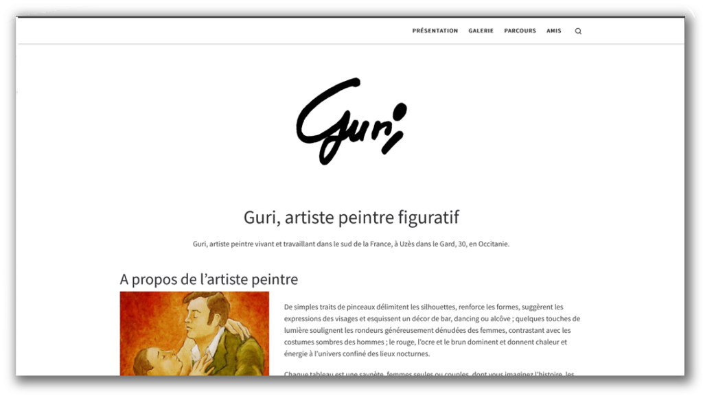 Guri, artiste peintre dans le Gard, tableaux figuratifs